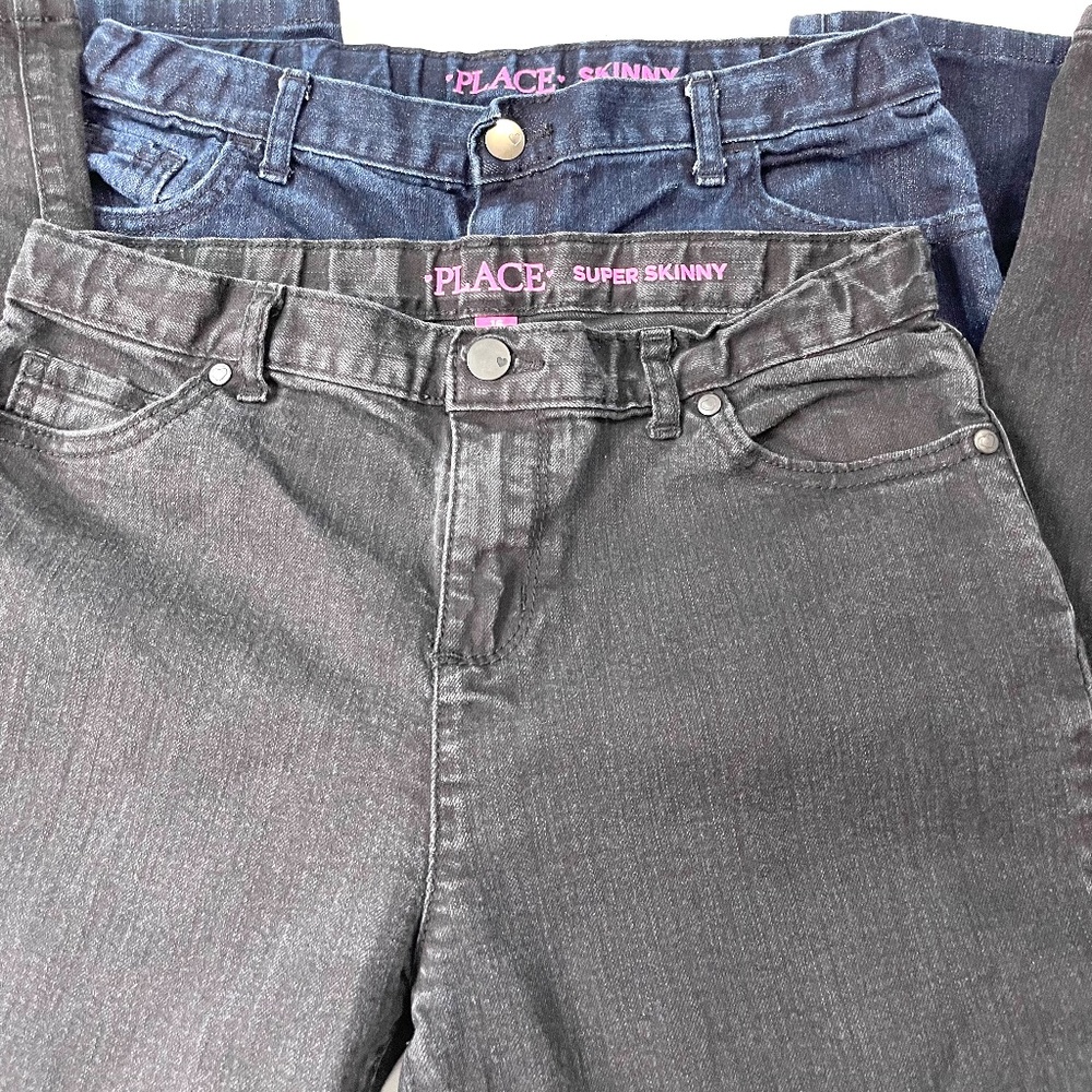 Girl's Bundle of 2 Skinny Jeans, Size: 16